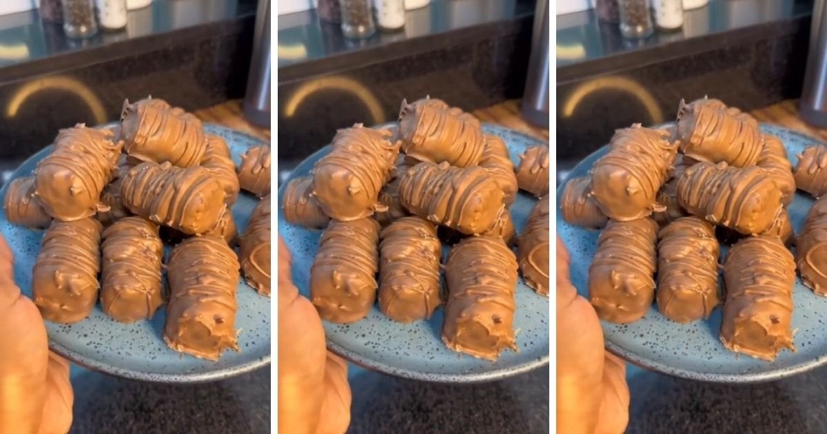 Caramelos de coco con cobertura de chocolate