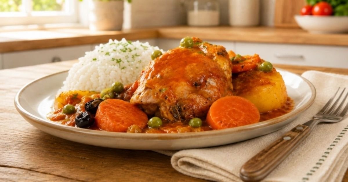 estofado de pollo