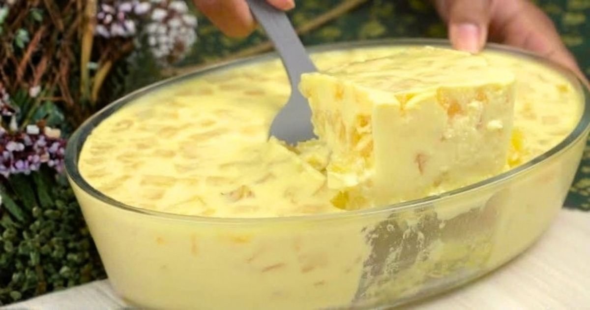 mousse de piña